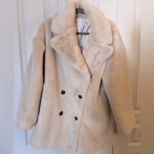 Faux fur super soft TopShop coat